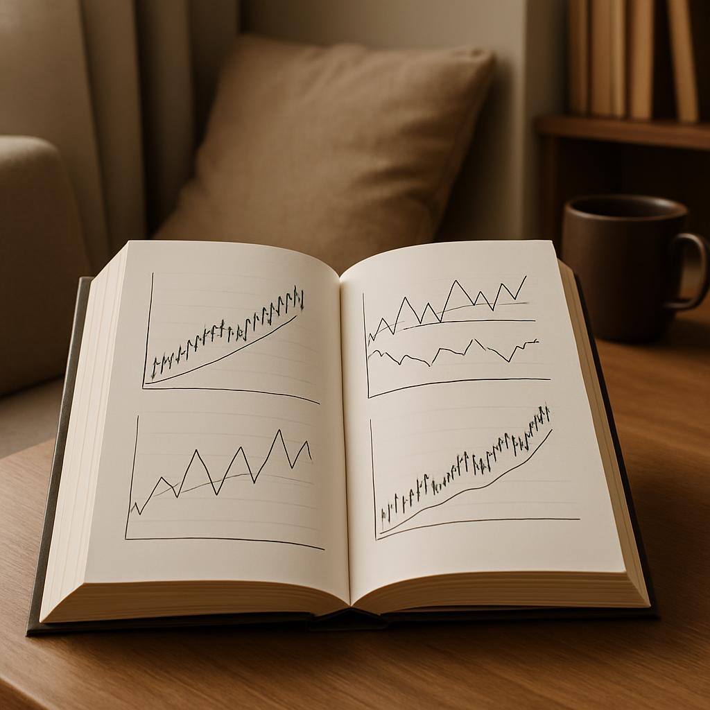 Das ist ein offen liegendes Buch mit einer schwarz-weiß-Mail-Fotos. Auf dem Buchblatt von 68 - 69 sind verschiedenste grün...